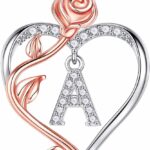 Rose Heart Necklaces Gifts for Women